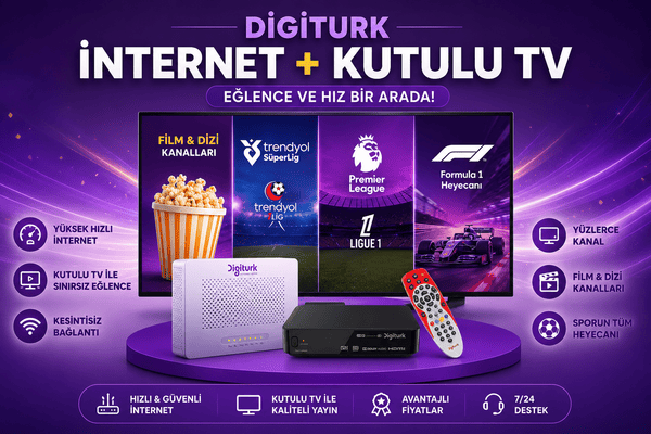 Digiturk İnternet + Kutulu TV