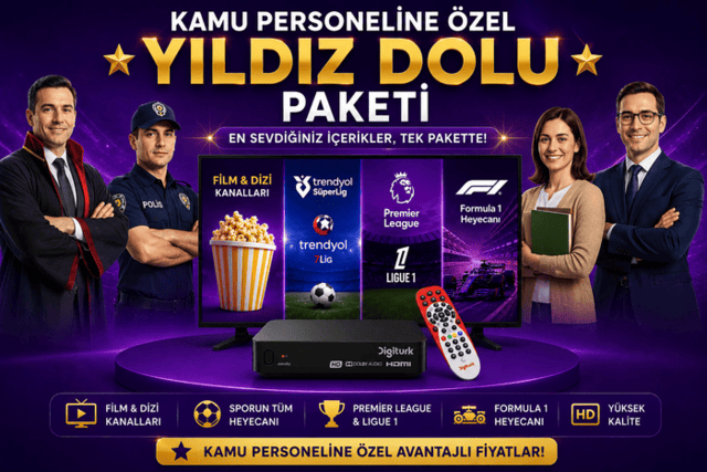 Digiturk Kamuya Özel Yıldız Dolu Paketi