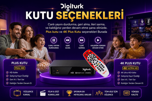 Digiturk Kutu Seçenekleri