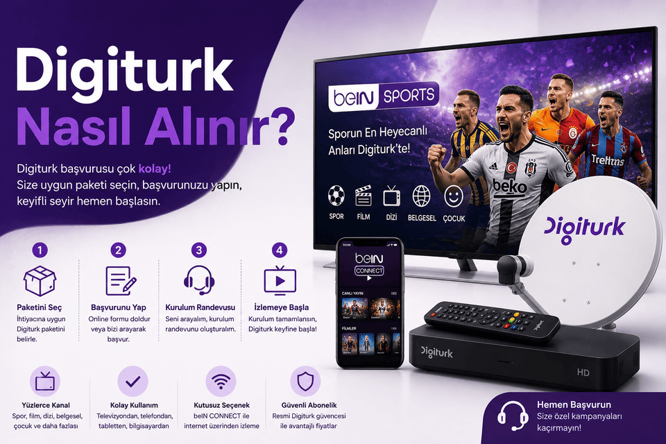 Digiturk Nasıl Alınır?
