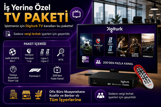 İş Yerine Özel TV Paketi